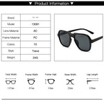 2023 Vintage Oversized Sunglasses Men Driving Square Eyewear Women/Men Luxury Brand Glasses Men Lentes De Sol Mujer UV400