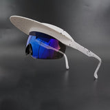 Brim Sun-Proof UV400 Cycling Sunglasses Men Women 2023 Road Bike Glasses Male Female Bicycle Goggles MTB Sport Eyewear Lens Eye