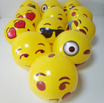 Inflatable smiley ball pvc inflatable beach ball fun expression ball