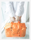 Fashion waterproof travel bag large capacity travel bag women foldable Nylon bag Unisex men's travel, luggage handbags wholesale