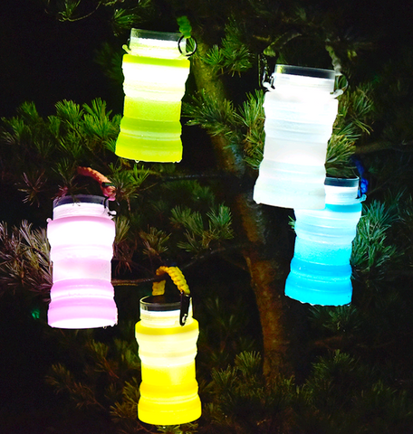 Solar camping light charging waterproof outdoor led lights camping lights camping lights folding night lights