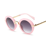 Vintage Style Sunglasses | Round lovely kids sunglasses girls goggle protective glasses children Eyewear Oculos Infantil Accessories