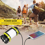 Outdoor Emergency Camping Light Flashlight Rechargeable Battery Power Bank