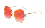 Irregular colorful sunglasses
