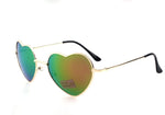 Cute peach heart shaped sunglasses