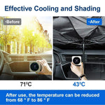 Car Sun Shade Protector Parasol Auto Front Window Sunshade Covers Car Sun Protector Interior Windshield Protection Accessories