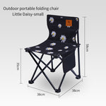 Outdoor Camping Chair Portable Folding Stool Fishing Chair Leisure  Barbecue Courtyard Four Seasons Available Folding Chair