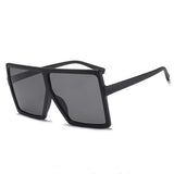 Vintage Big Square Sunglasses Women Top Quality Goggles Mens Oversize Sun Glasses Female Fashion Famous Brand Black Eyewear