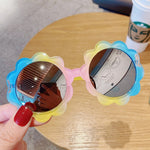 Boys Girls Star Round Colors Sunglasses Children UV400 Outdoor Kids Eyewear