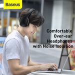 Wireless Bluetooth Headphones HIFI Stereo Earphones Foldable Sport Baseus D02 Pro Headset with Audio Cable foriPhone tablet