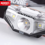 SUNREI Ree Lightweight Outdoor 7 Modes Headlight LED Camping Hiking Night Running Headlamp Waterproof Head-mounted Flashlight