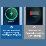Original For Magsafe Magnetic Wireless Charging Case Shockproof Transparent Case