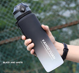 1000ml Outdoor Water Bottle with Straw Sports Bottles Hiking Camping Plastic drink bottle BPA Free