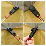 10Pcs Tent Awning Canopy Clamp Tarp Clip Snap Canvas Anchor Gripper Jaw Grip Trap Tighten  Tools