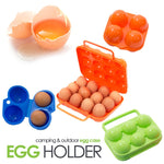 Outdoor Camping Tableware Portable Camping Picnic BBQ Egg Box Container Egg Storage Boxes Travel Kitchen Utensils Camping Gear