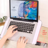folding computer desk with Cooler fan Adjustable Laptop Desk Stand  Portable Lap Desk For Bed PC Notebook Table table board lap
