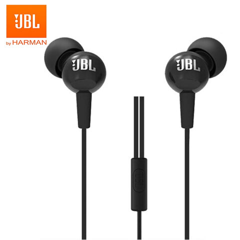 Wired Stereo Earphones Deep Bass Music Sports JBL C100Si 3.5mm Headset Running Earphone Hands-free Call with Microphone