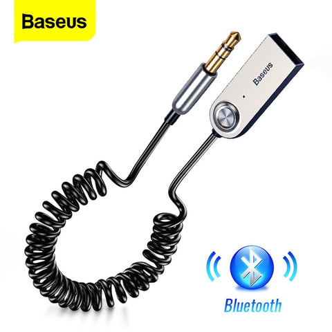 USB Bluetooth Receiver for Car 3.5 3.5mm Jack Aux Bluetooth 5.0 Adapter Wireless Audio Music Baseus BA01 Bluetooth Transmitter