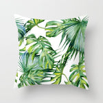 Tropical Leaf Cactus Monstera Cushion Cover 45*45cm Polyester Throw Pillows Sofa Home Decor Decoration Decorative Pillowcase