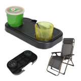 New Portable Folding Chair Side Tray Casual for Drink Camping Picnic Outdoor Beach Garden SCI88