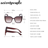 Oversized Cat Eye Sunglasses Women Luxury Brand Large Frame Square Sun Glasses Retro Trendy Cateye Eyewear