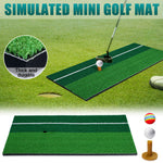 1set Kids Golf Backyard Golf Mat Golf Training Clubs Early Educational For Outdoor Sports Fitness Exercise Toy Kid And Parent