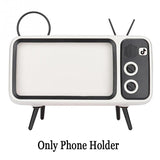 TV Mobile Phone Holder Stand For 4.7-to-5.5-inch Retro Smartphone Bracket with Bluetooth compatible Speaker Music Player