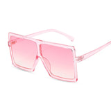 Oversized Shades Sunglasses Women Pink Fashion Square Glasses Big Frame Sun Glasses Female Vintage Retro Unisex Oculos Feminino
