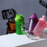 New Water Bottle creative shaker Tea Milk Fruit Water Cup with stirring ball Leak-proof Outdoor Sport Travel Camping Bottle