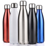 350/500/750/1000ml Double Wall Stainles Steel Water Bottle Thermos Bottle Keep Hot and Cold Insulated Vacuum Flask for Sport