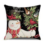 Linen Christmas Pillowcase Christmas Home Decorations Merry Christmas Decorations for Home New Year pillow case