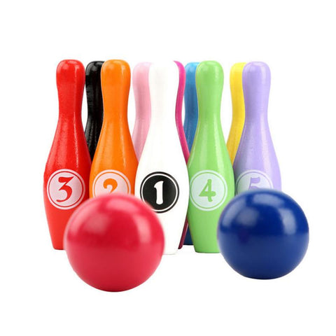 Bowling Ball Skittle Outdoor Games Toys For Children Friends Home Party Accessories Sport Developing Kids Games Toy Sports