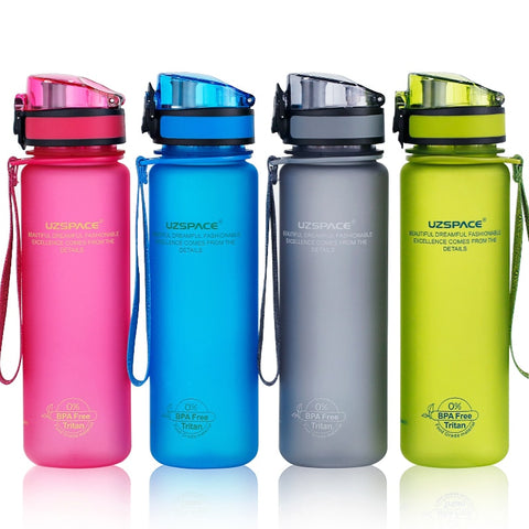 Water Bottles 500/1000ML Shaker Leakproof Outdoor Sport Direct Drinking My Bottle Tritan Plastic Eco-Friendly Drinkware BPA Free