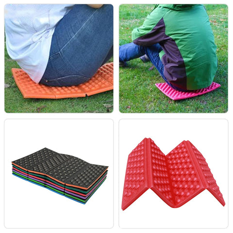 Soft Waterproof Dual Camping Hiking Picnic Portable Cushion Seat Pad Outdoor Folding Camping Moistureproof Cushion Mattress Pad