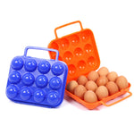 Outdoor Camping Tableware Portable Camping Picnic BBQ Egg Box Container Egg Storage Boxes Travel Kitchen Utensils Camping Gear