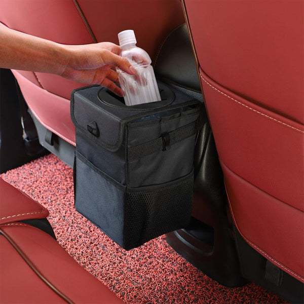 1Pcs Car Back Seat Storage Bag Organizer Hanging Bag Box Paper Towel Phone  Storage Felt Bag Trash Can Organizer Car Accessories - AliExpress