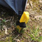 1pc Triangular V-shape Outdoor Camping Tent Awning Plastic Ground Stakes Peg Pins Plastic Heavy Tent Nails Fixing Tent Mat Stake
