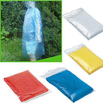 1PC Disposable Raincoat Adult Emergency Waterproof Hood Poncho Travel Hiking Camping Rain Coat Unisex Rainwear #YJ