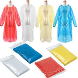 1PC Disposable Raincoat Adult Emergency Waterproof Hood Poncho Travel Hiking Camping Rain Coat Unisex Rainwear #YJ