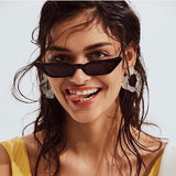 2020 New Women Cateye Vintage Red Sunglasses Brand Designer Retro Points Sun Glasses superstar Female Lady Eyeglass Cat Eye