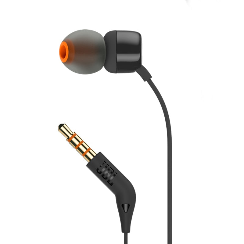 Music Stereo Sports Earbuds one_way_lane Wired Deep 11 JBL Bass Earphones TUNE – T110