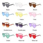 Love Heart Sunglasses Women Designer Brand New Cute Sexy Retro Cat Eye Vintage Sun Glasses Red Female
