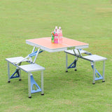 Outdoor Folding Table Chair Camping Aluminium Alloy Picnic Table Waterproof Durable Folding Table Desk For  Beach table