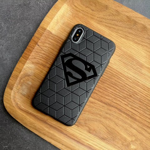 Case For Iphone X Luxury Soft Silicone Mobile Phone Cover For Iphone XR XS Max 8 7 Plus Cases Iron Man Relief Matte Case