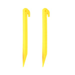 1pc Triangular V-shape Outdoor Camping Tent Awning Plastic Ground Stakes Peg Pins Plastic Heavy Tent Nails Fixing Tent Mat Stake