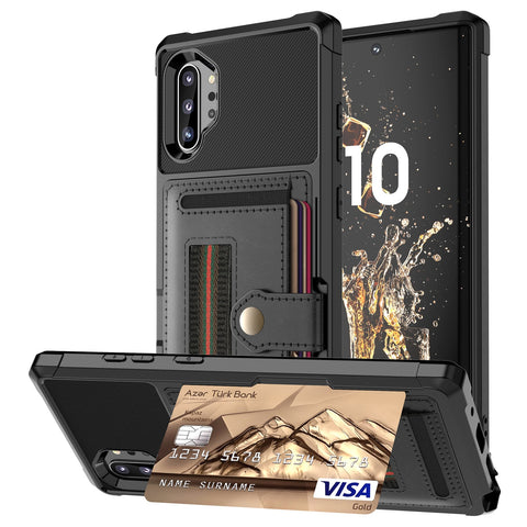 Samsung Galaxy Note 20 S21 Ultra 10 9 S20 S21 S10 S9 Plus S10e S10+ Case Leather Multi Card Holder Wallet Retro Luxury Cover