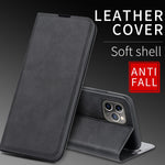 Luxury Flip Magnetic Leather Wallet Case for iPhone 12 Mini 11 Pro XS Max XR X 7 8 6 6s Plus SE 2020 Holder Stand Phone Cover