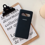 Samsung Galaxy Note 10 S8 S9 S10 Plus 9 8 Mobile Phone Case Liquid Silicone Case Cover Protect Back Shell S10E S10+ S8+