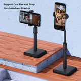 Phone Stand For iPhone Xiaomi Samsung Live Broadcast Multifunction Retractable Cell Phone Support Desk Holder Phone Accessories