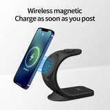 15W Magnetic Wireless Charger 3IN1Fast Charging Station
